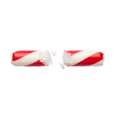 Candy Cane Png With Snow Effect - Free Candy Cane Png Download