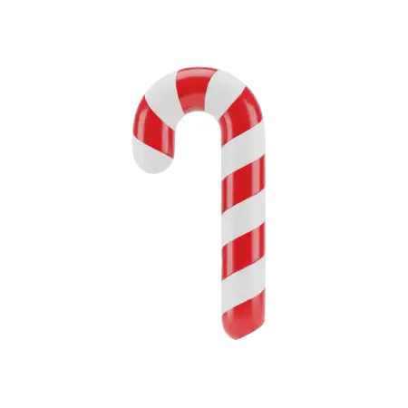 Candy Cane Png With Snowflakes Decoration - Free Candy Cane Png Download