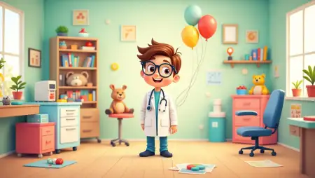 Cartoon Medical Background For Kids - Free Medical Background Download
