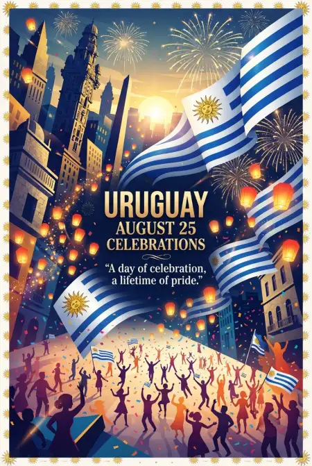Celebrate Uruguay Independence Day 2026 - Free Uruguay Independence Day 2026 Download