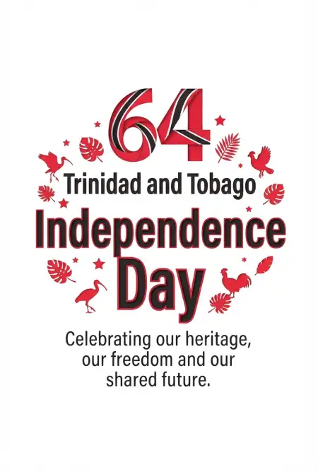 Celebrating 64 Years Of Trinidad And Tobago Independence - Free Trinidad And Tobago Independence Day 2026 Download