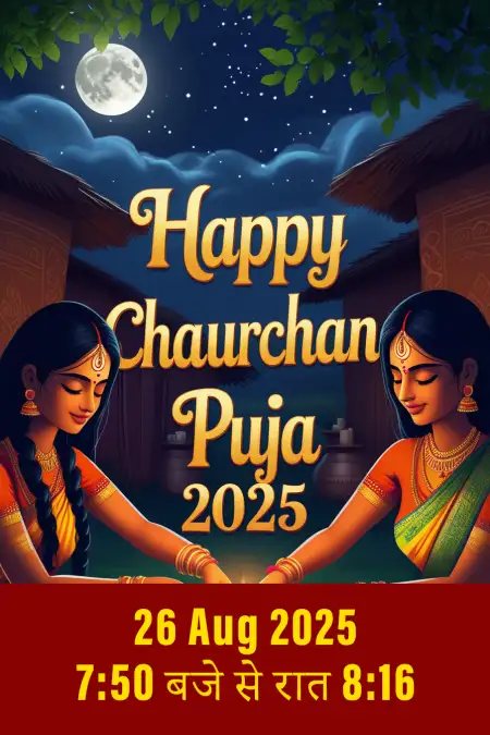 Chaurchan Puja 2025 Date And Time - Free Happy Hartalika Teej 2025 Download