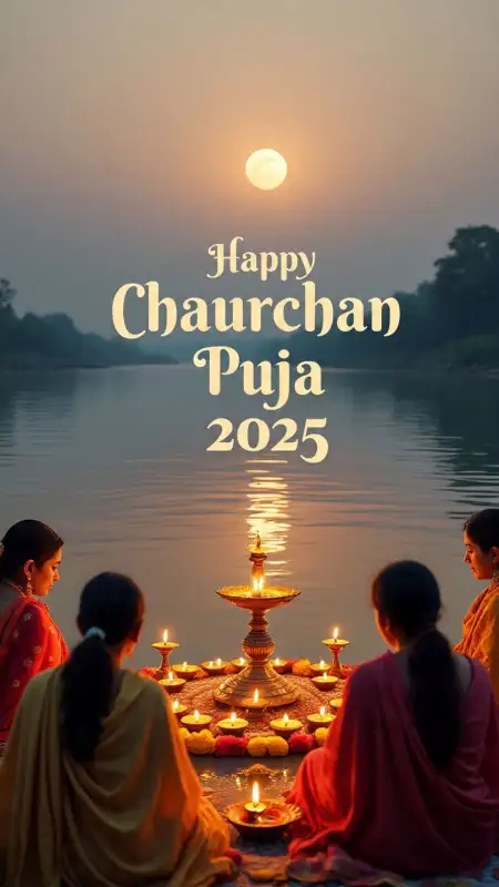 Chaurchan Puja 2025 Moon Worship Vidhi - Free Chaurchan Puja 2025 Download