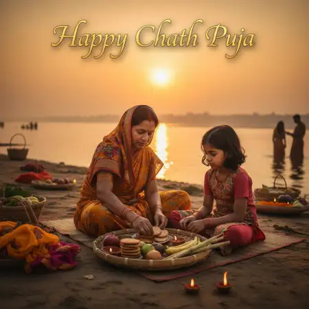 Free Chhath Puja 2025 Par Shubhkamnaye Hindi Me Background Download
