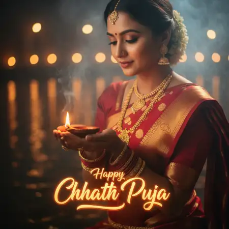 Free Chhath Puja Greetings For Whatsapp Status Background Download