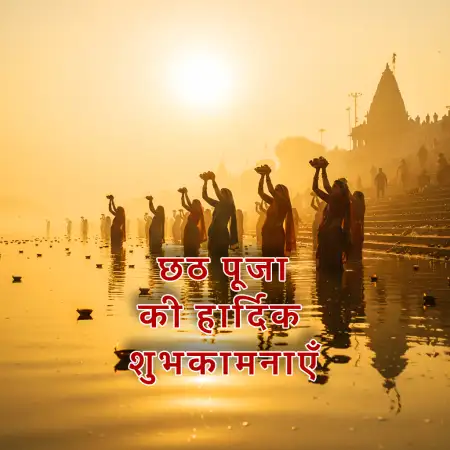 Free Chhath Puja Hindi Typography Design Background Download