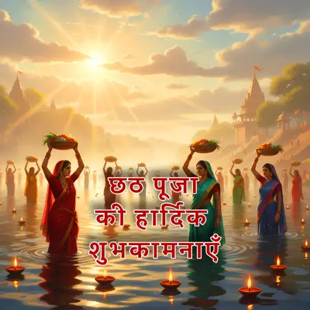 Free Chhath Puja Par 3d Text Image In Hindi Background Download