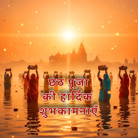 Free Chhath Puja Par Ghat Puja Message In Hindi Background Download