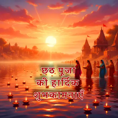 Free Chhath Puja Par Mata Surya Ko Arpan Message Hindi Me Background Download