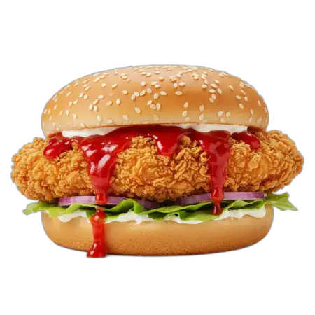 Free Chicken Burger Png Transparent PNG Image Download