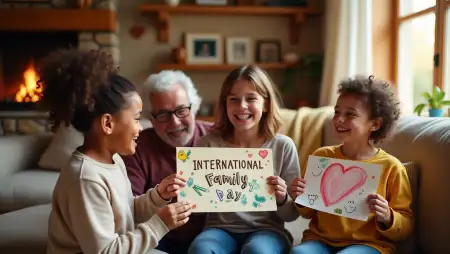 Child And Parents Photo For Family Day - Free International Family Day Download