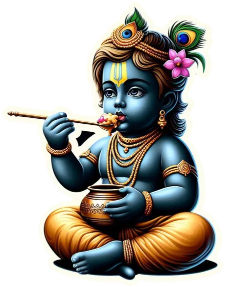 child lord krishna png with transparent background