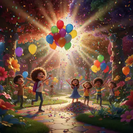 Free Childrens Day Background With Red Rose And Heart Background Download