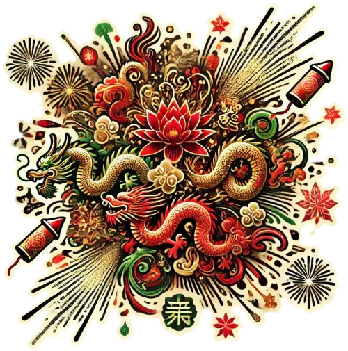 chinese new year png 2025 greeting card