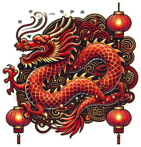 chinese new year png 2025 social media post