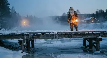 Christmas Background With Santa Claus Digital Art - Free Christmas Background With Santa Claus Download