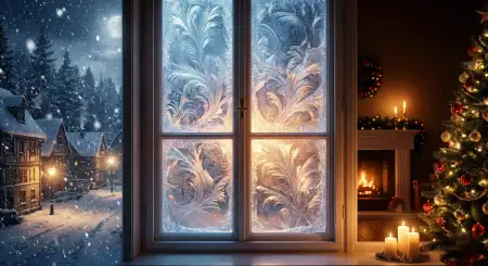 Free Christmas Background With Snowman Background Download