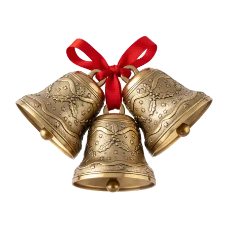 Free Christmas Bells Png Isolated On Transparent PNG Image Download