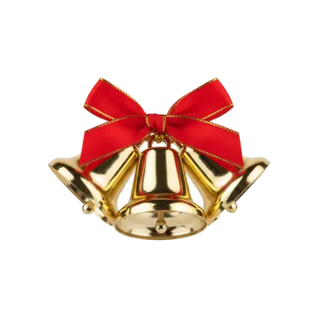 Free Christmas Bells Png With Holiday Ornaments PNG Image Download