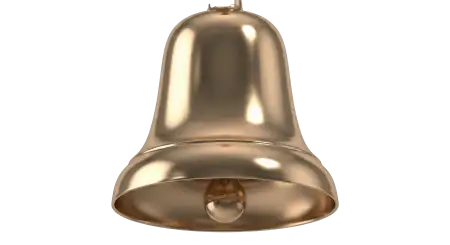 Free Christmas Jingle Bell Png Isolated White Background PNG Image Download