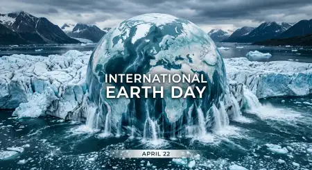 Free Climate Change Awareness Earth Day 2026 Background Image Download