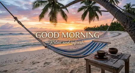 Coffee Good Morning Beach Sunrise - Free Good Morning Coffee Download
