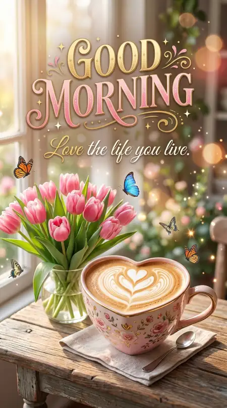 Coffee Good Morning Mobile Wallpaper - Free Good Morning Coffee Download