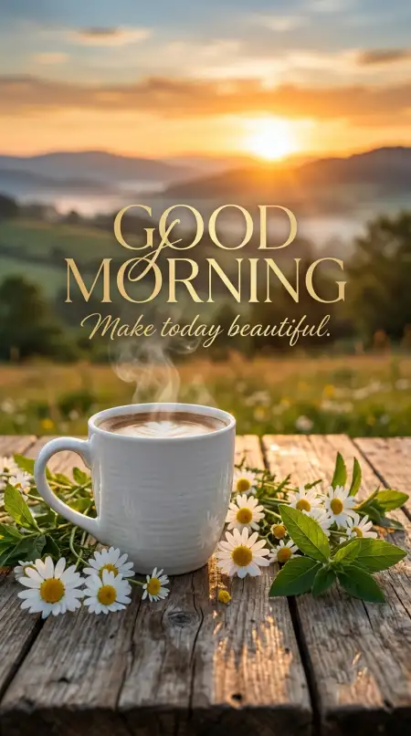 Coffee Good Morning Vertical Wallpaper - Free Good Morning Coffee Download