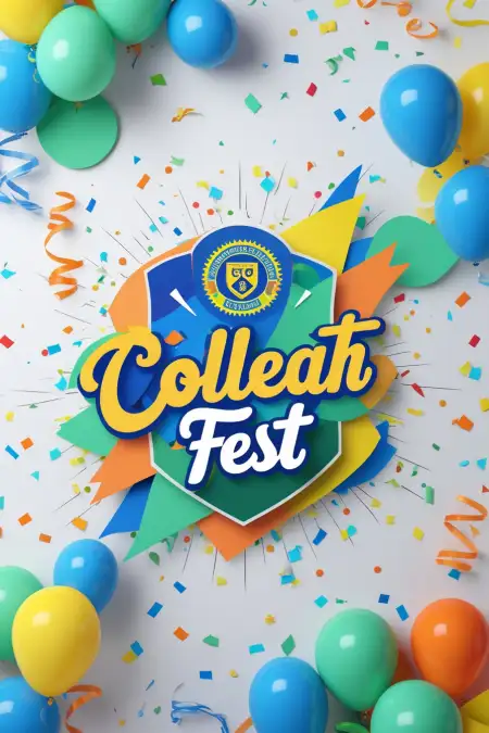 College Fest Flex Banner Background - Free Background Download