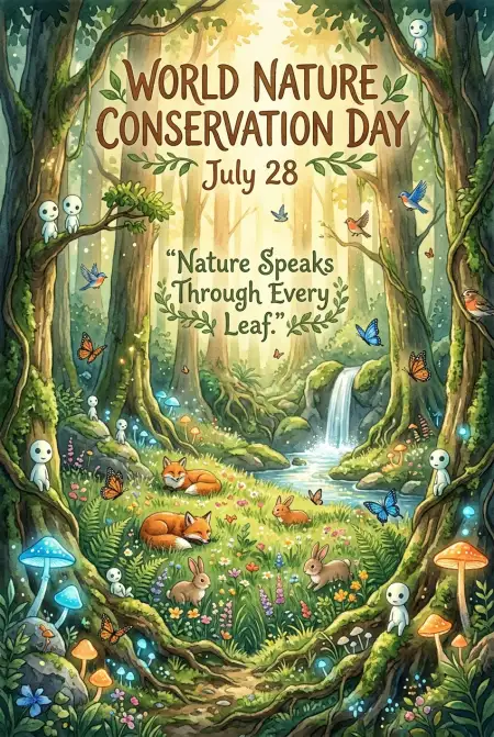 College World Nature Conservation Day Poster - Free World Nature Conservation Day 2026 Download
