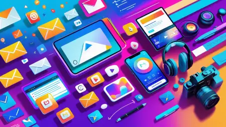 Colorful Digital Marketing Background Image - Free Digital Marketing Background Download