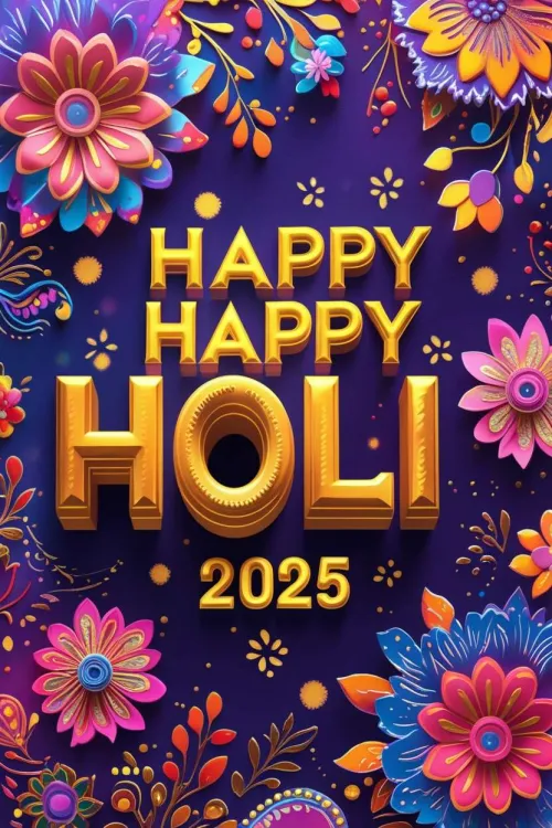 colorful happy holi 2025 background images for editing