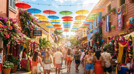Colorful Summer Aesthetic Wallpaper Background - Free Summer Aesthetic Wallpaper Download