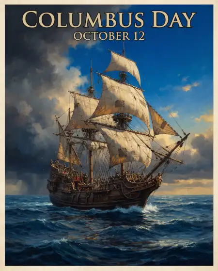 columbus day 2026 age of exploration artwork design - Columbus Day