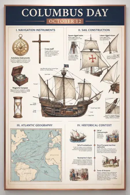 columbus day 2026 maritime history illustration design - Columbus Day