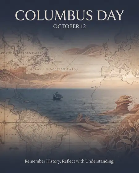 columbus day 2026 pinterest pin design design - Columbus Day