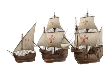 columbus day 2026 three ships historical illustration - Columbus Day