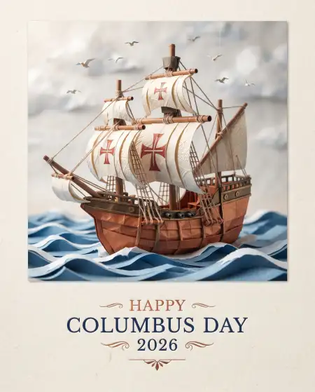 columbus day 2026 wishes for whatsapp status design - Columbus Day