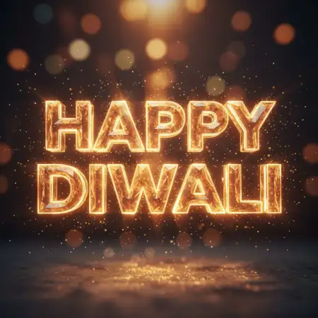 Corporate Happy Diwali Greeting Card Image With Company Branding - Free Card Download