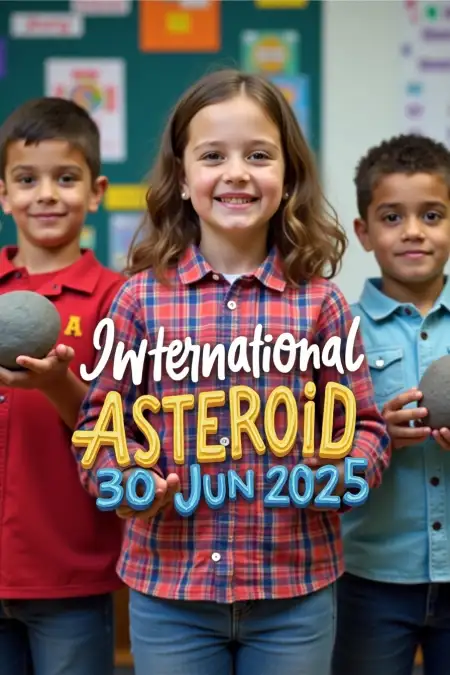 Create Model Of Asteroid Using Paper For School - Free International Asteroid Day Download