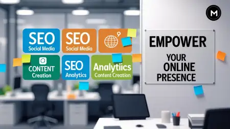 Creative Digital Marketing Concept Wallpaper - Free Digital Marketing Background Download