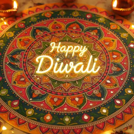 Creative Happy Diwali 2025 Poster Design - Free Happy Diwali 2025 Wishes Download