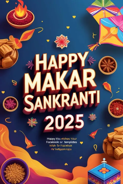 creative happy makar sankranti 2025 images for twitter