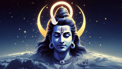 creative maha shivratri background illustration