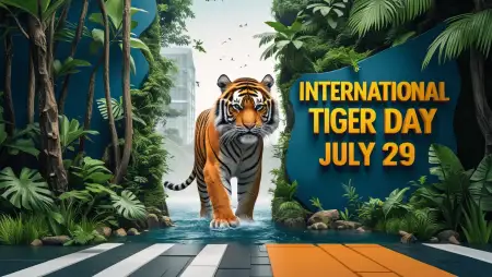 Creative Tiger Poster For Environment Awareness - Free International Tiger Day Download