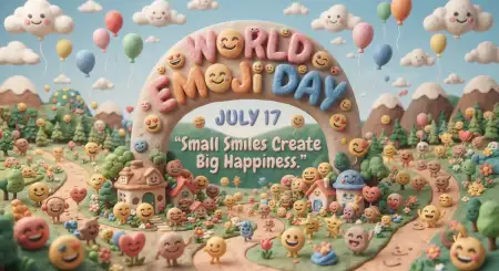Creative World Emoji Day Poster Design 2026 - Free World Emoji Day Poster 2026 Download