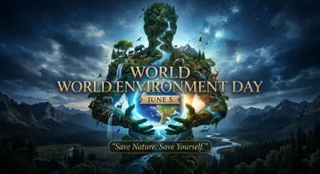 Creative World Environment Day 2026 Social Media Posts - Free World Environment Day Poster Ideas 2026 Download