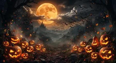 creepy halloween background 2026 - Halloween Background 2026