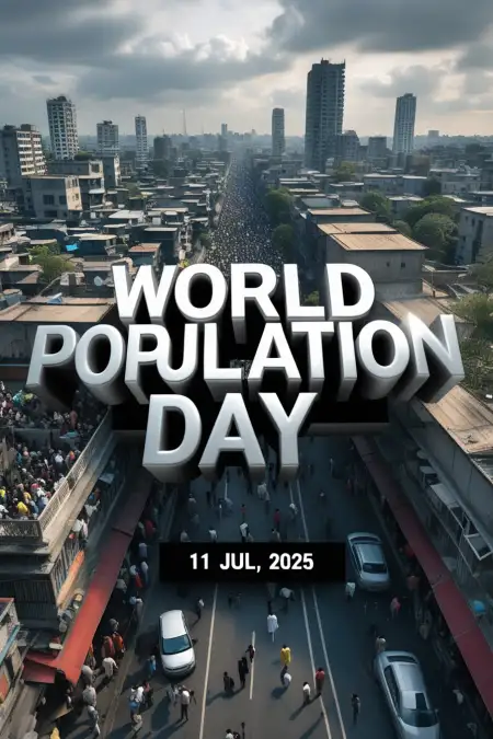 Crowded City World Population Image - Free World Population Day Download
