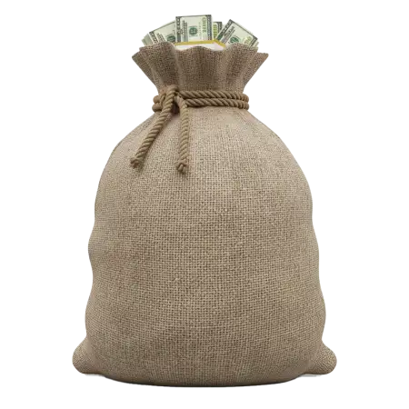 Free Crypto Money Bag Png PNG Image Download